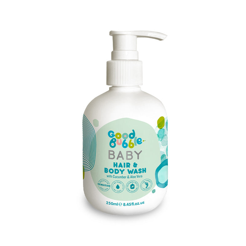 Baby Hair & Body Wash with Cucumber & Aloe Vera 250ml