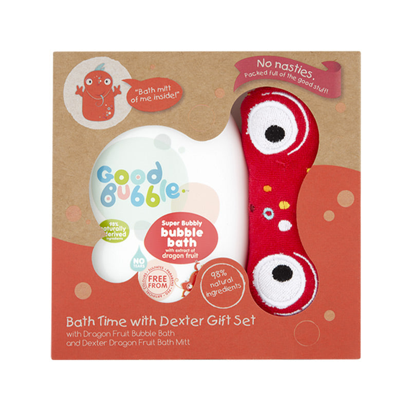 Dragon Fruit Gift Set (Bubble Bath & Wash Mitt)